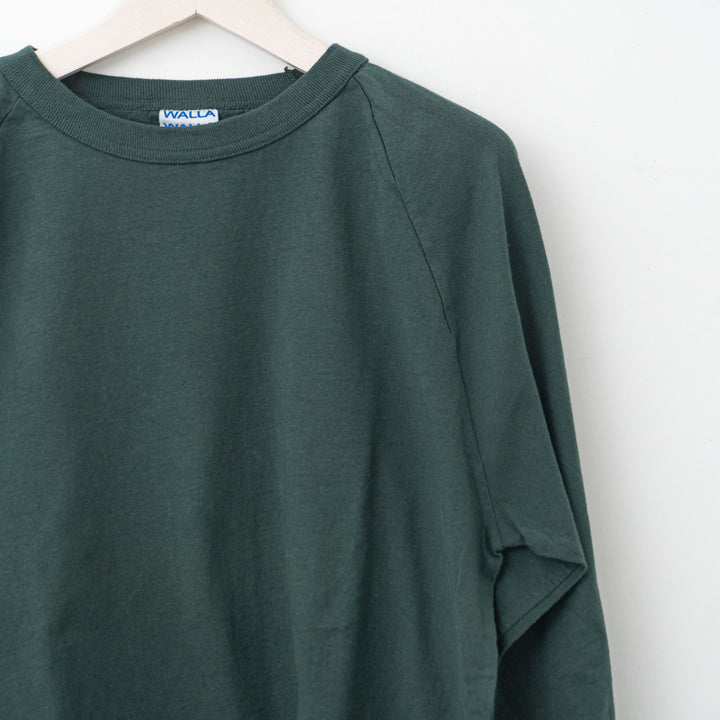 WALLA WALLA SPORT/　L/S LOOSE BASEBALL TEE　サイズ確認必要