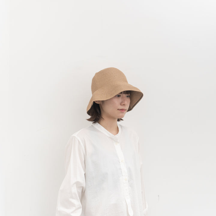 NEW 2026SS mature ha./　WR paper braid hat switch middle MPB1-03M-Y