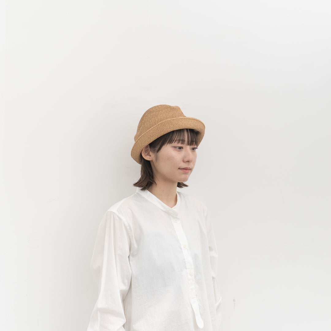 NEW 2026SS mature ha. /　BOXED HAT 7cm brim grosgrain ribbon MBOX-104-Y