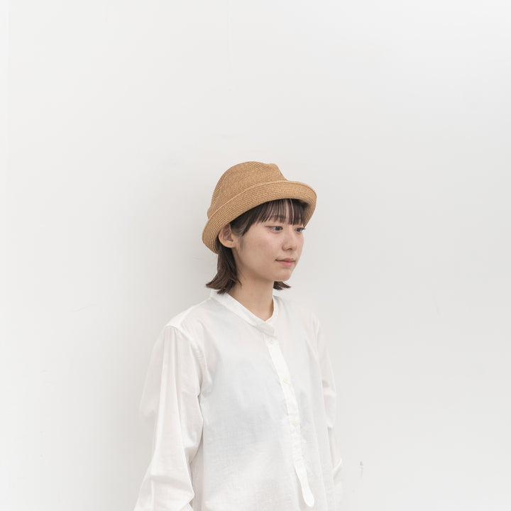 NEW 2026SS mature ha. /　BOXED HAT 7cm brim grosgrain ribbon MBOX-104-Y