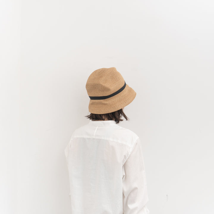 NEW 2026SS mature ha. /　BOXED HAT 7cm brim grosgrain ribbon MBOX-104-Y