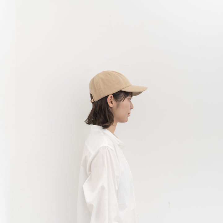 2026SS mature ha./　 raw silk cap MRW-RSK080-Y