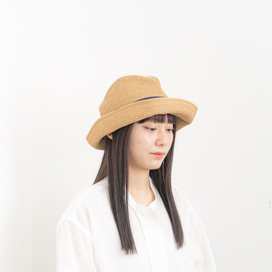 2026SS mature ha.｜BOXED HAT 11cm brim grosgrain ribbon MBOX-N101MX-DY