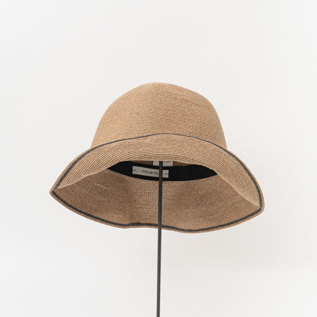 NEW 2026SS mature ha./　WR paper braid hat switch middle MPB1-03M-Y