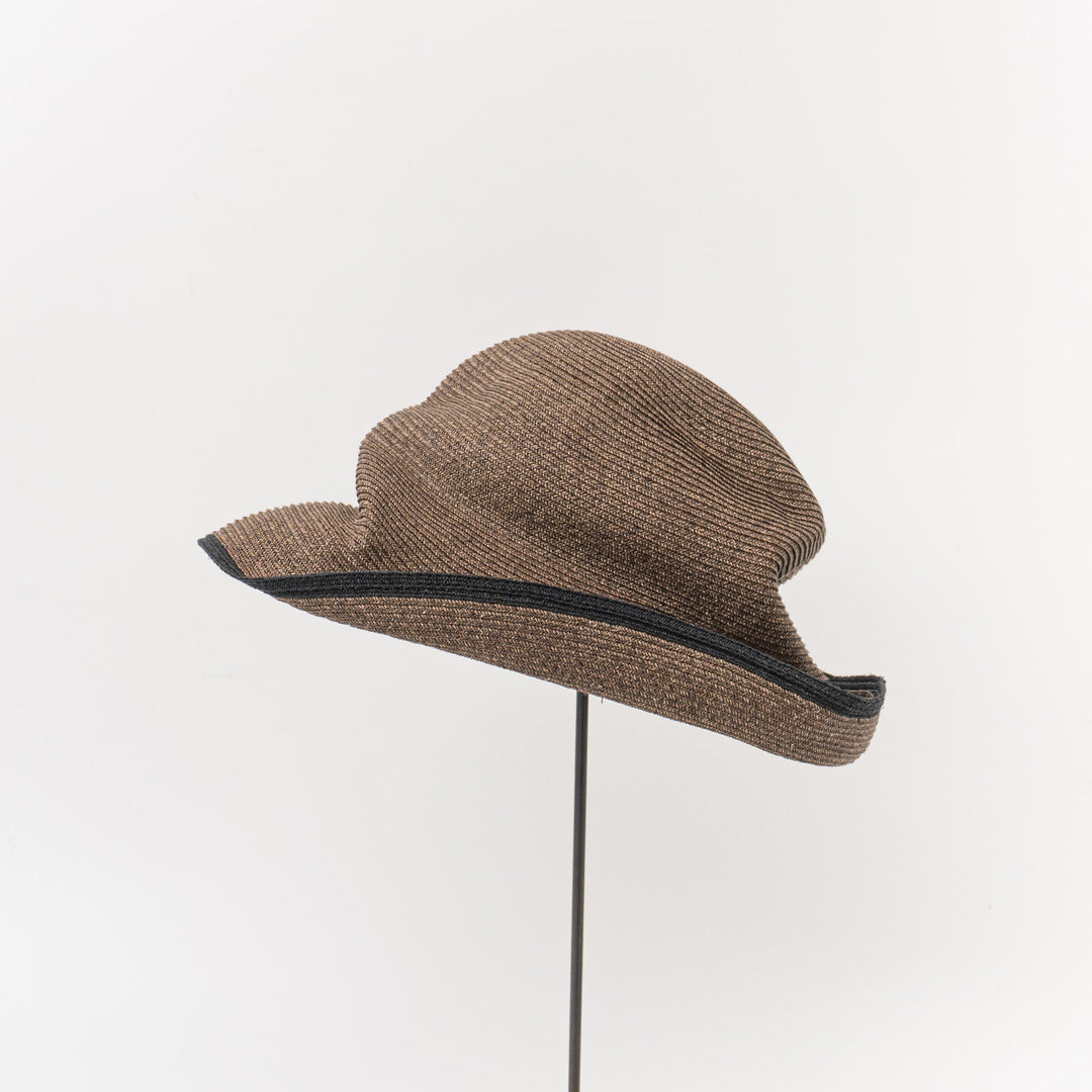 NEW 2026SS mature ha./　BOXED HAT 11cm brim switch color line edge MBOX-N101SWER-YD