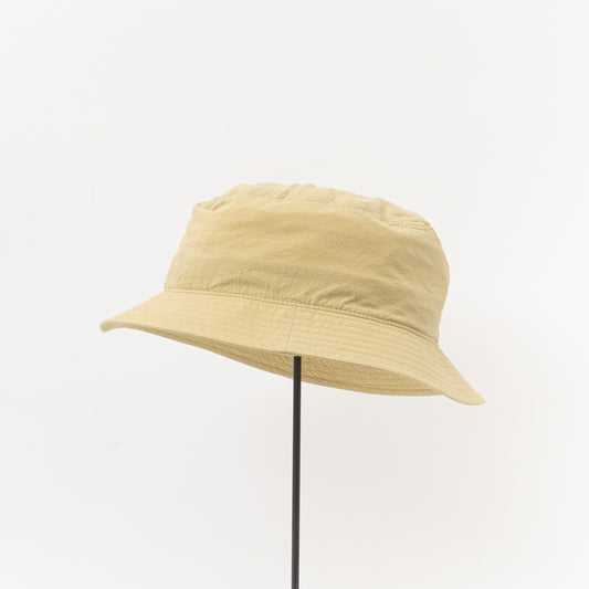 NEW 2026SS MATURE HA._MIL.｜buket hat ripstop washed MIL-BK4235WS-H（muted yellow）