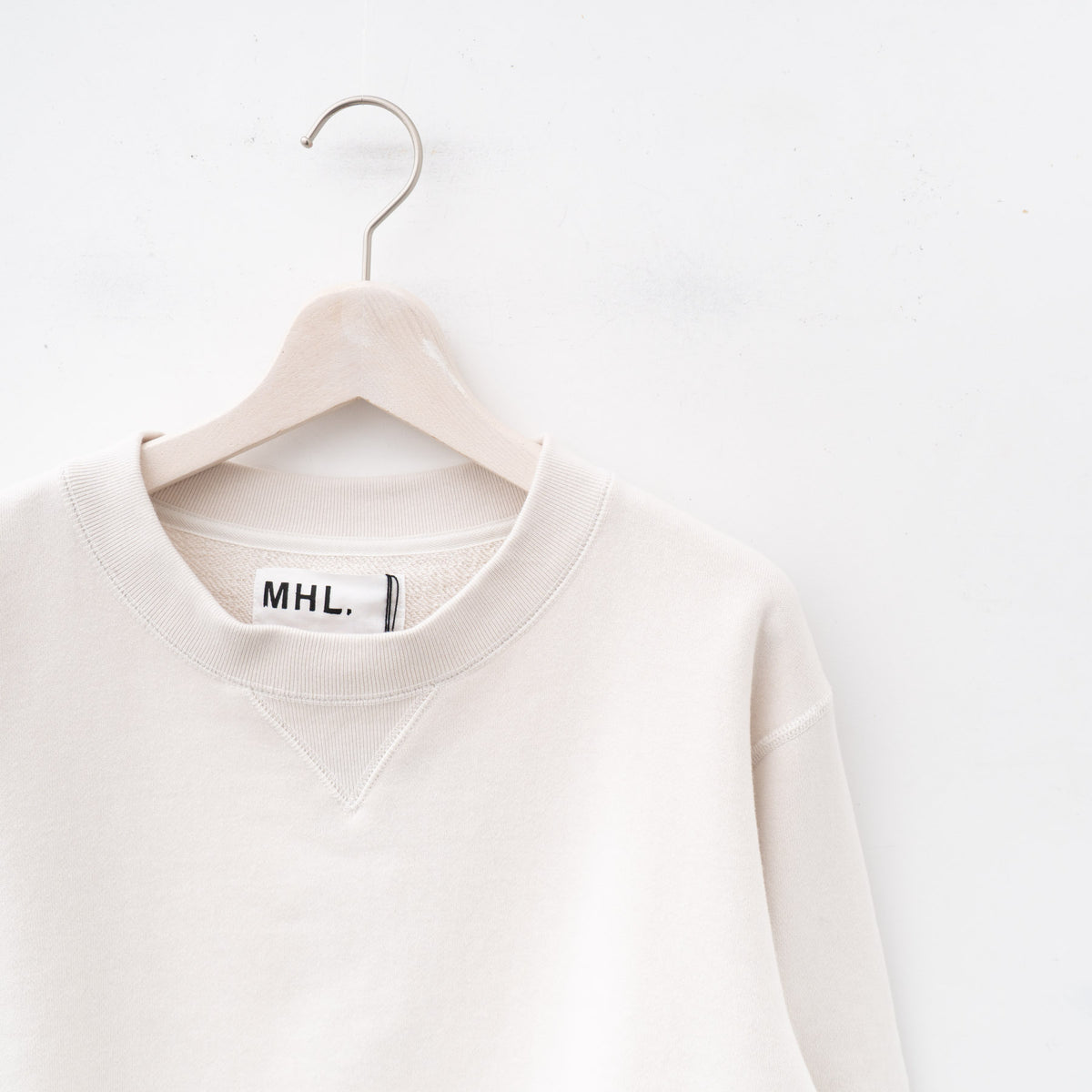 MHL.｜WOMEN　LIGHT LOOPBACK COTTON