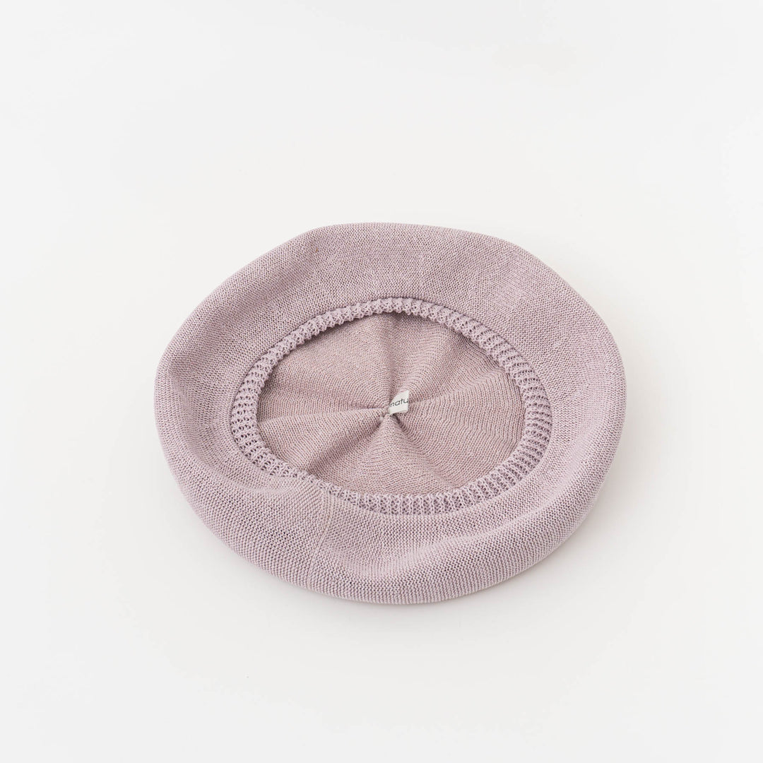NEW 2026SS mature ha./　 beret top gather big silk MSK-2001G-H