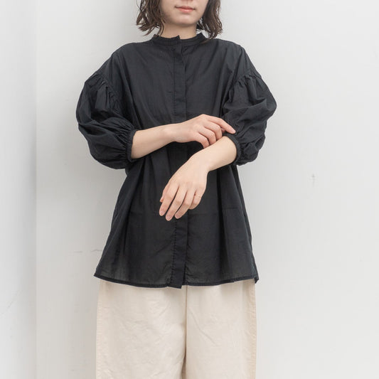 homspun｜WOMEN パフスリーブブラウス 261-5750（5.black）