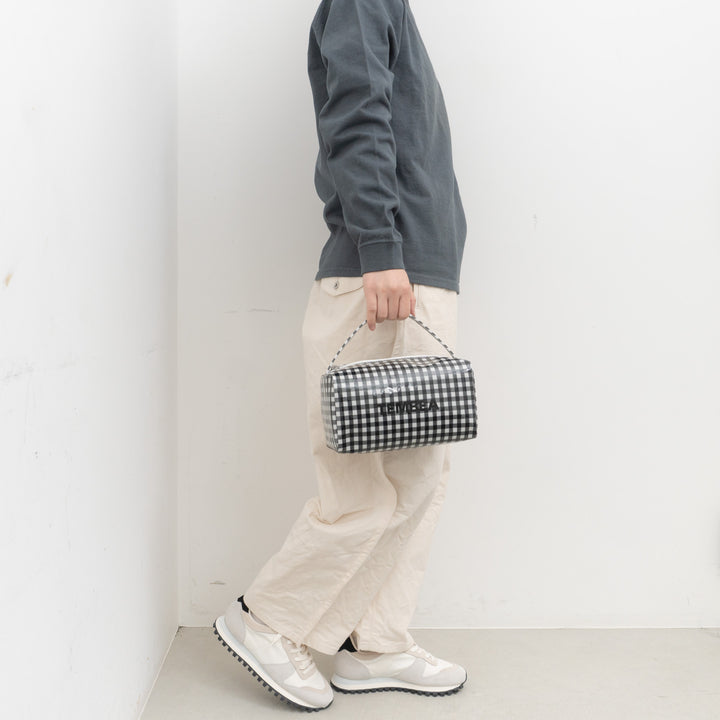 TEMBEA/　BRICK BAG col.GINGHAM/BLACK