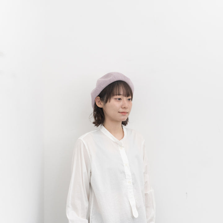 NEW 2026SS mature ha./　 beret top gather big silk MSK-2001G-H