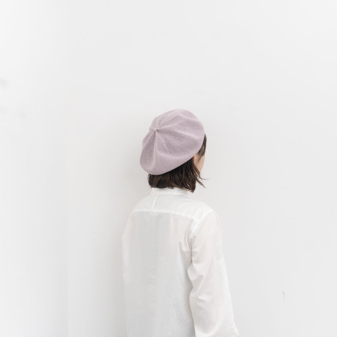 NEW 2026SS mature ha./　 beret top gather big silk MSK-2001G-H