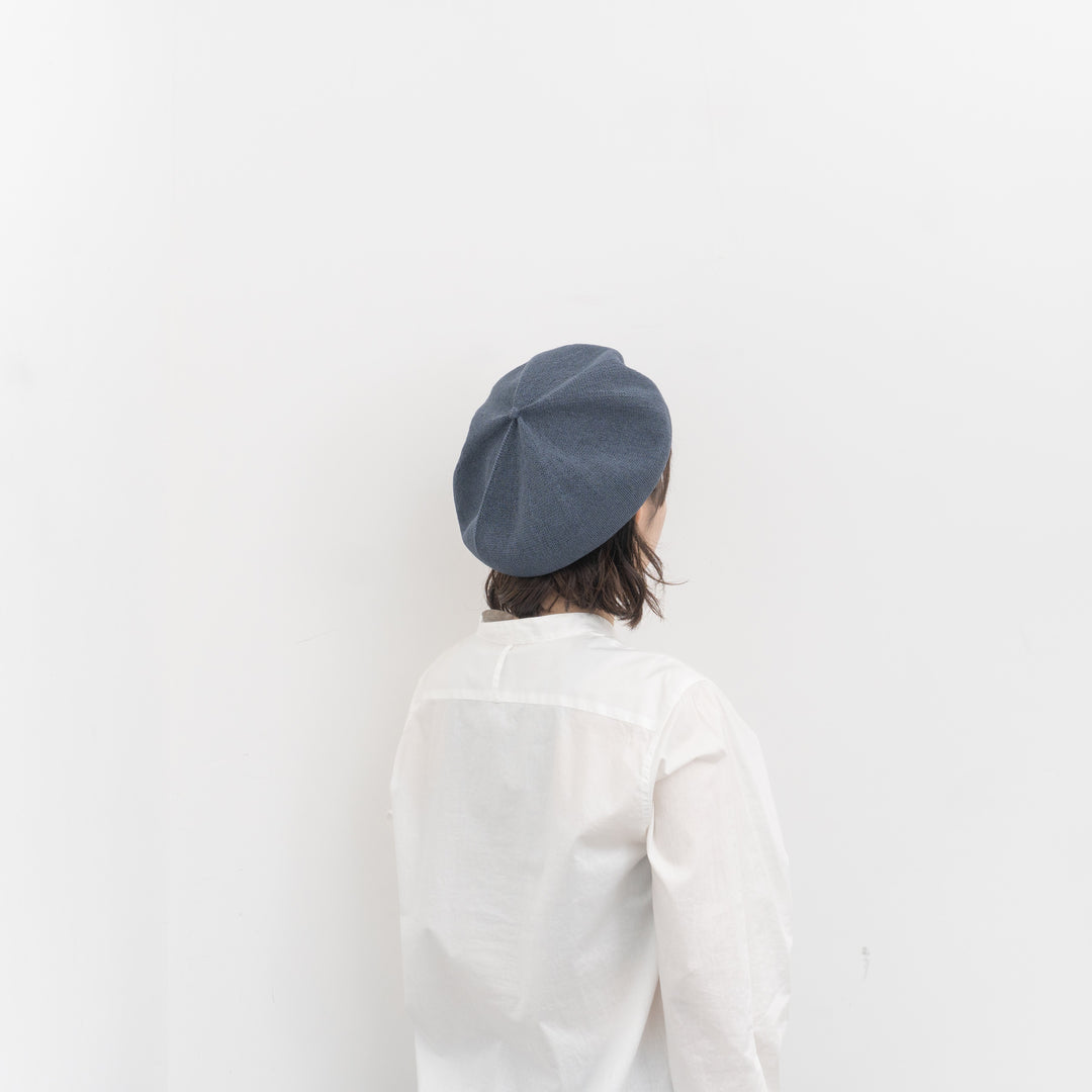 NEW 2026SS mature ha./　 beret top gather big silk MSK-2001G-H