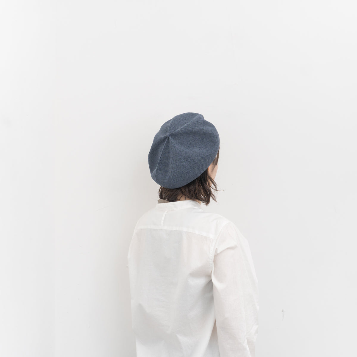 NEW 2026SS mature ha.｜beret top gather big silk MSK-2001G-H