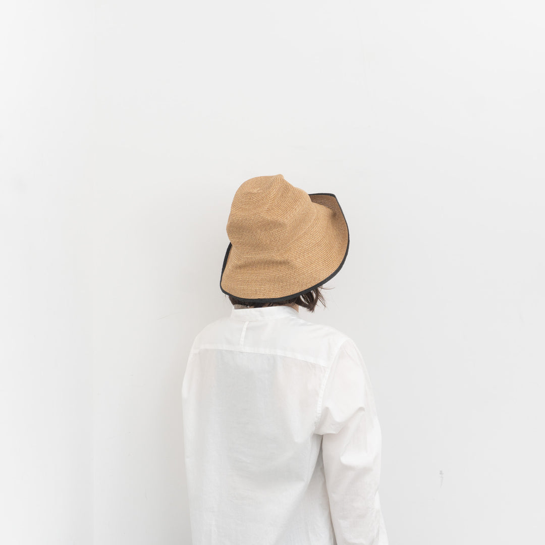 NEW 2026SS mature ha./　BOXED HAT 11cm brim switch color line edge MBOX-N101SWER-YD
