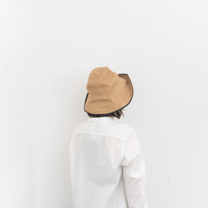 NEW 2026SS mature ha./　BOXED HAT 11cm brim switch color line edge MBOX-N101SWER-YD