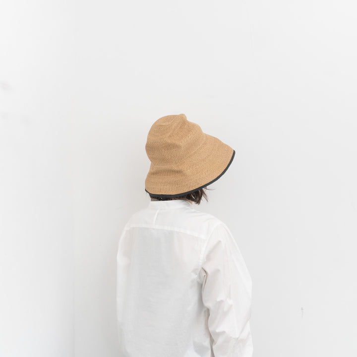 NEW 2026SS mature ha./　BOXED HAT 11cm brim switch color line edge MBOX-N101SWER-YD