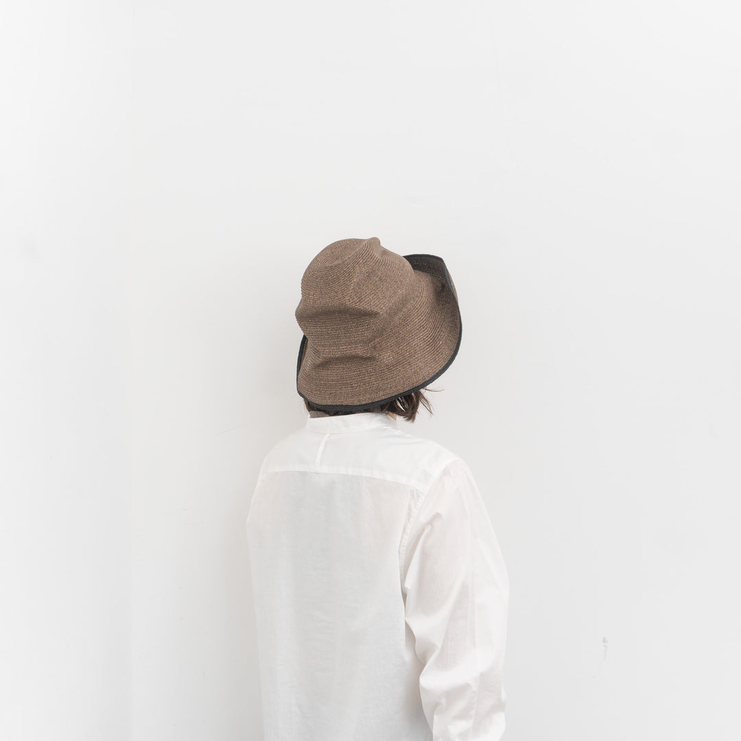 NEW 2026SS mature ha./　BOXED HAT 11cm brim switch color line edge MBOX-N101SWER-YD