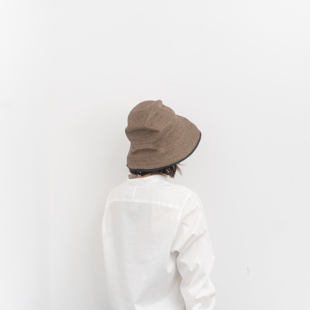 NEW 2026SS mature ha./　BOXED HAT 11cm brim switch color line edge MBOX-N101SWER-YD