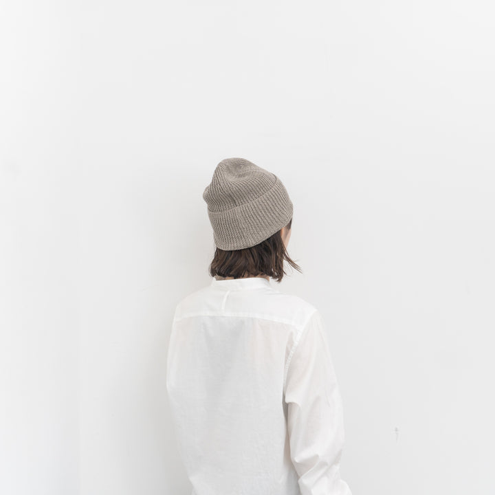 2026SS mature ha./　knit cap linen silk MLK-052-H
