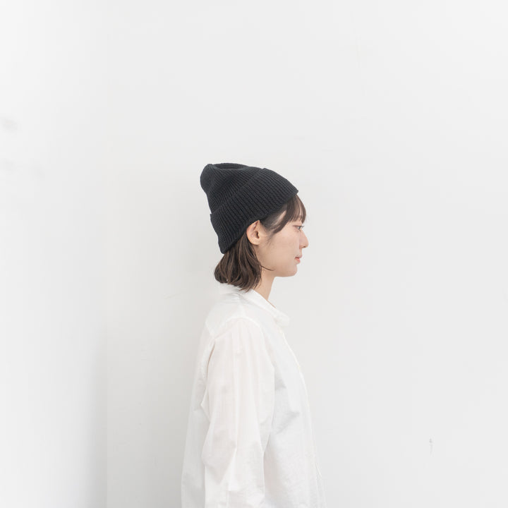 2026SS mature ha./　knit cap linen silk MLK-052-H