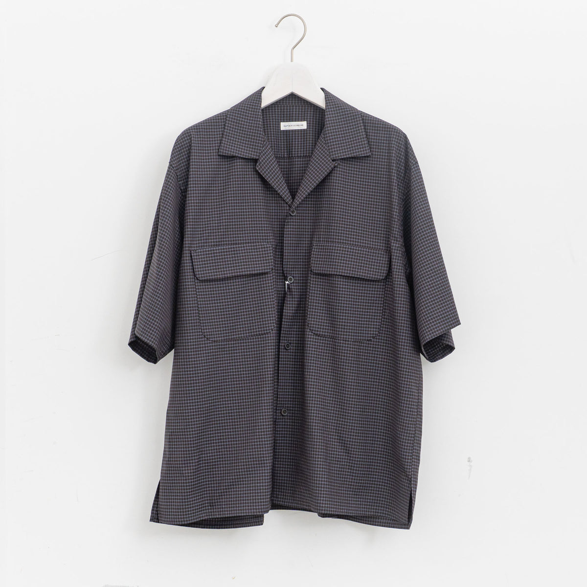 KAPTAIN SUNSHINE｜Summer Wool Open Collar SS Shirt KS26SSH02