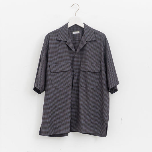 KAPTAIN SUNSHINE｜Summer Wool Open Collar SS Shirt KS26SSH02