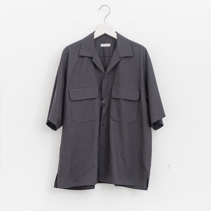 KAPTAIN SUNSHINE/　 Summer Wool Open Collar SS Shirt KS26SSH02