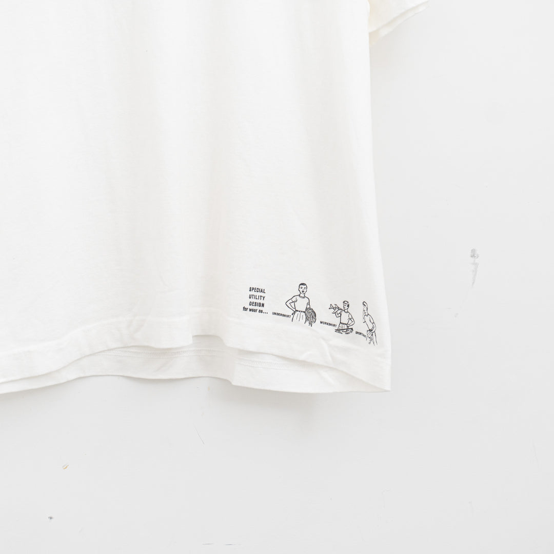 ASEEDONCLÖUD/　HW T-shirt with print 261811-Y