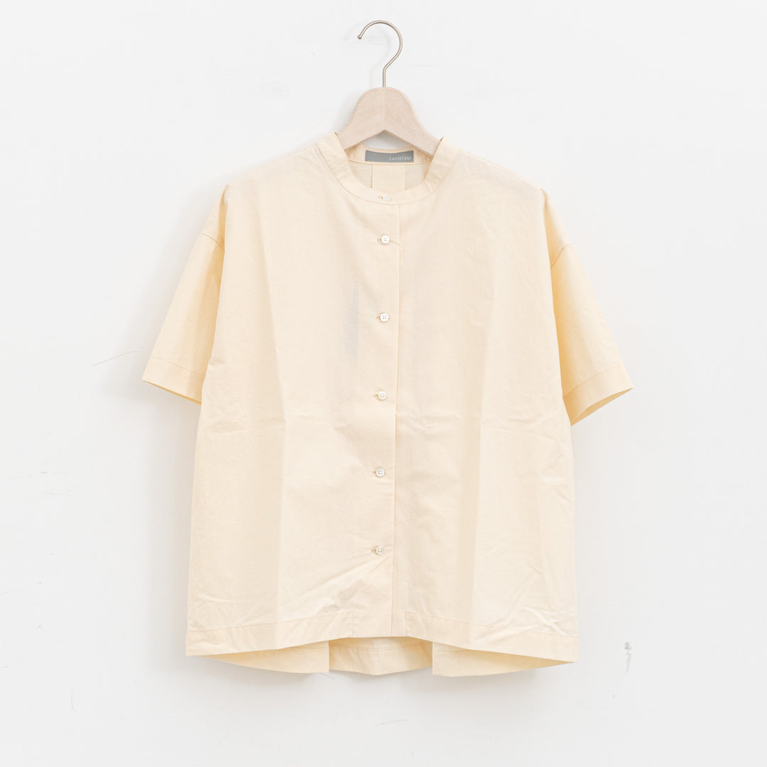 TAYUTAU/ダッチカラー半袖シャツ　Y319061