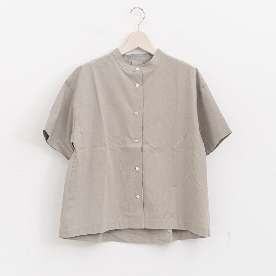 TAYUTAU/ダッチカラー半袖シャツ　Y319061