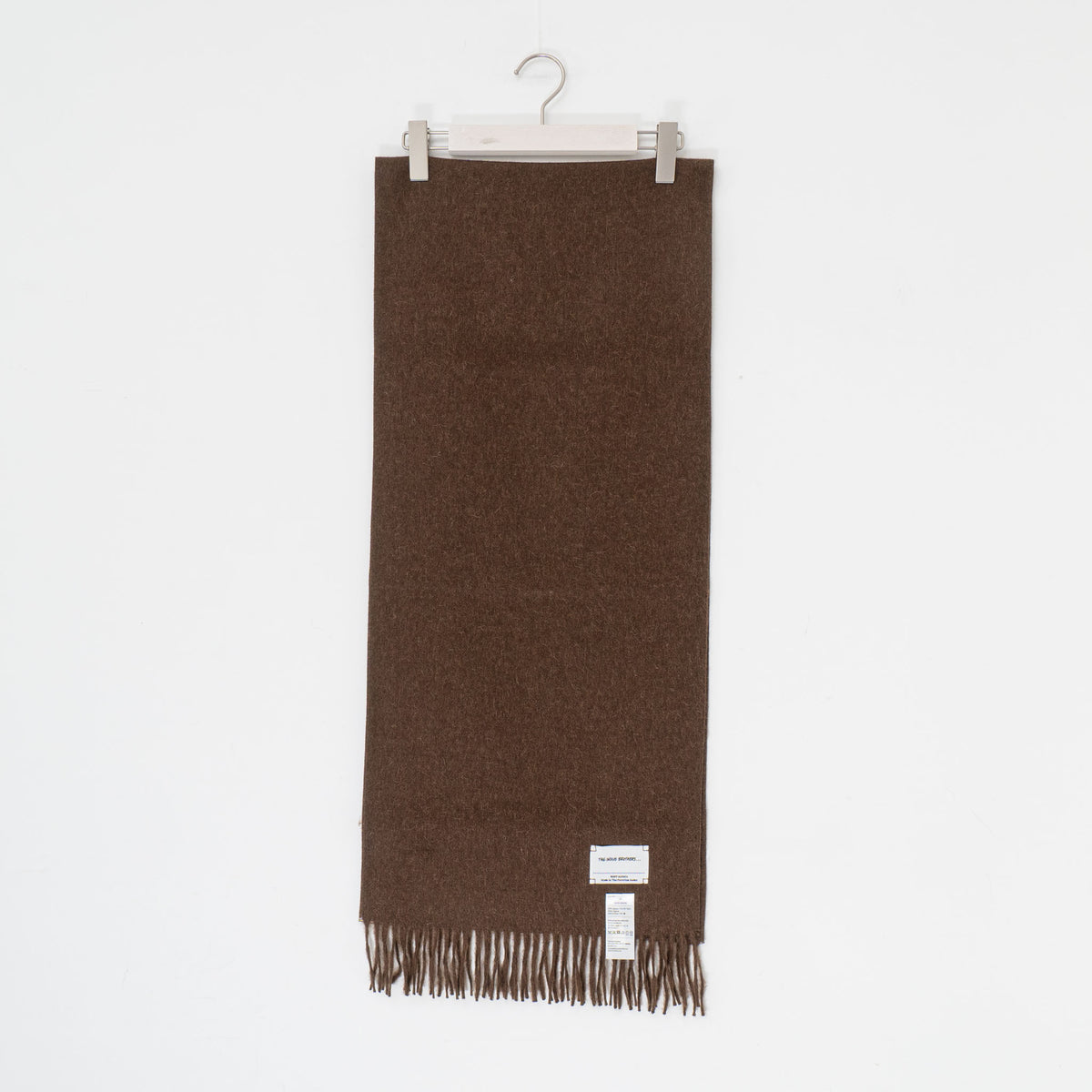 THE INOUE BROTHERS...｜Brushed Scarf TIB23-AL2001ML 2023AW（BROWN）