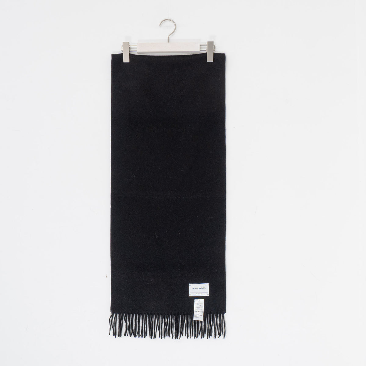 THE INOUE BROTHERS...｜Brushed Scarf TIB23-AL2001ML 2023AW（BLACK）