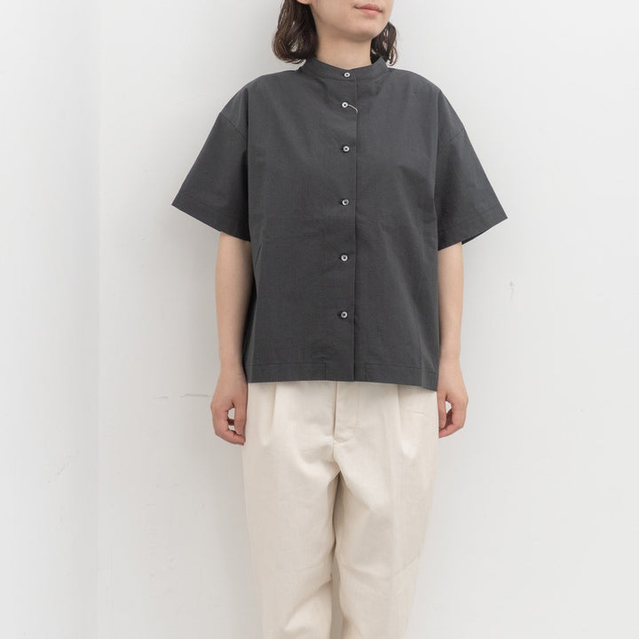 TAYUTAU/ダッチカラー半袖シャツ　Y319061