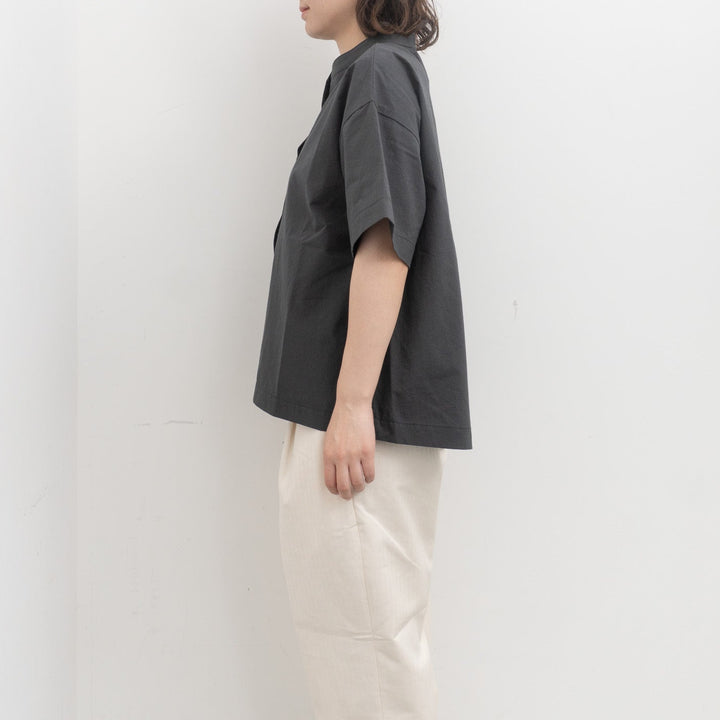 TAYUTAU/ダッチカラー半袖シャツ　Y319061