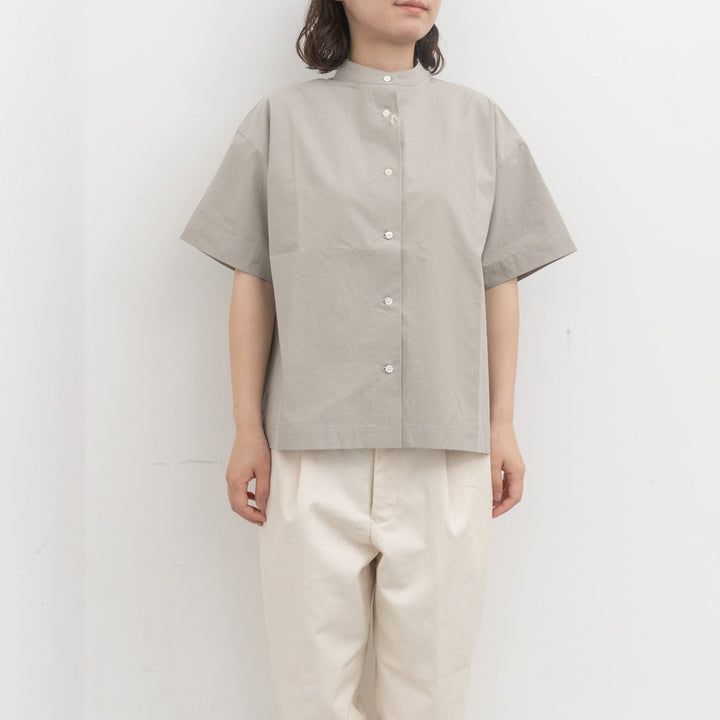 TAYUTAU/ダッチカラー半袖シャツ　Y319061