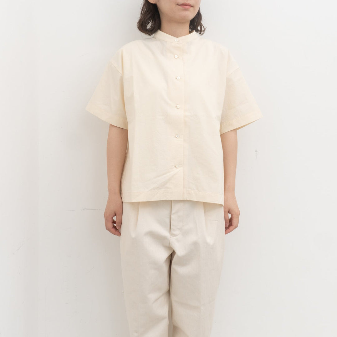 TAYUTAU/ダッチカラー半袖シャツ　Y319061