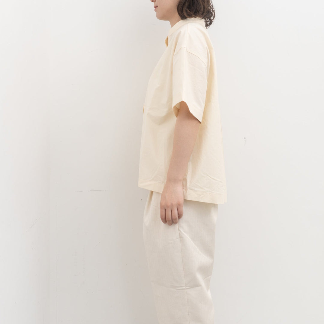 TAYUTAU/ダッチカラー半袖シャツ　Y319061