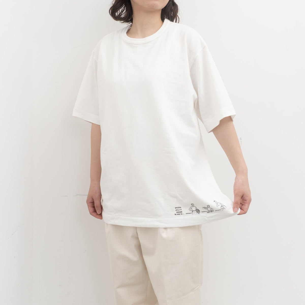 ASEEDONCLÖUD｜HW T-shirt with print 261811-D