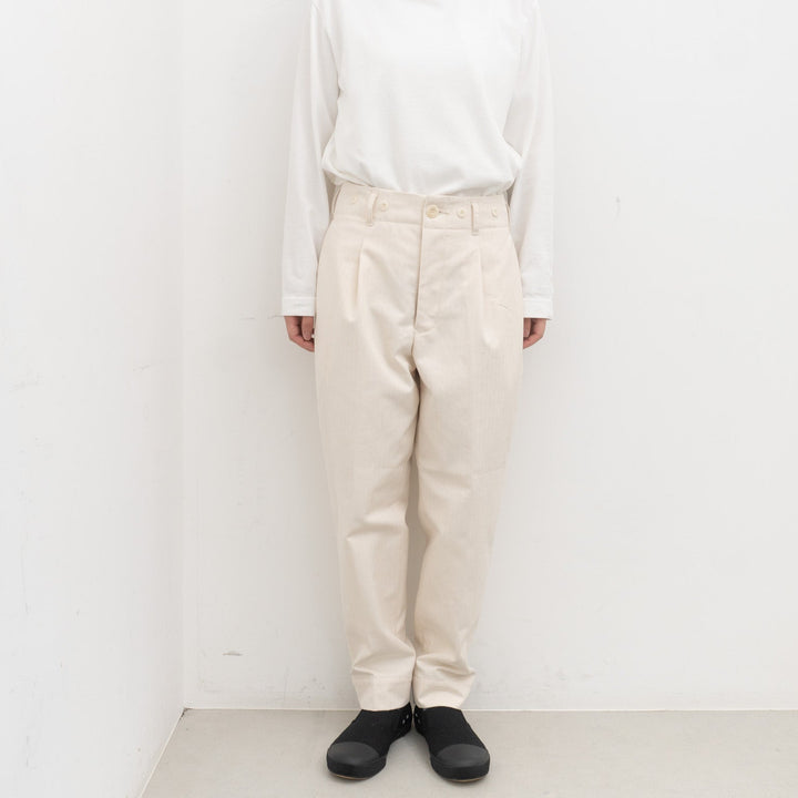 ASEEDONCLÖUD/　HW classic trousers 261509-Y