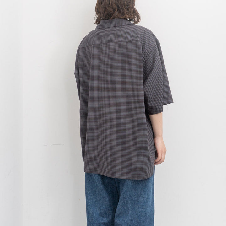 KAPTAIN SUNSHINE/　 Summer Wool Open Collar SS Shirt KS26SSH02