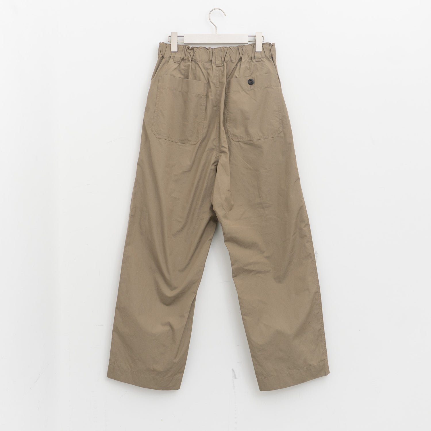 MHL.｜MEN　FINE COMPACT COTTON POPLIN TROUSERS 596-6140211-HS