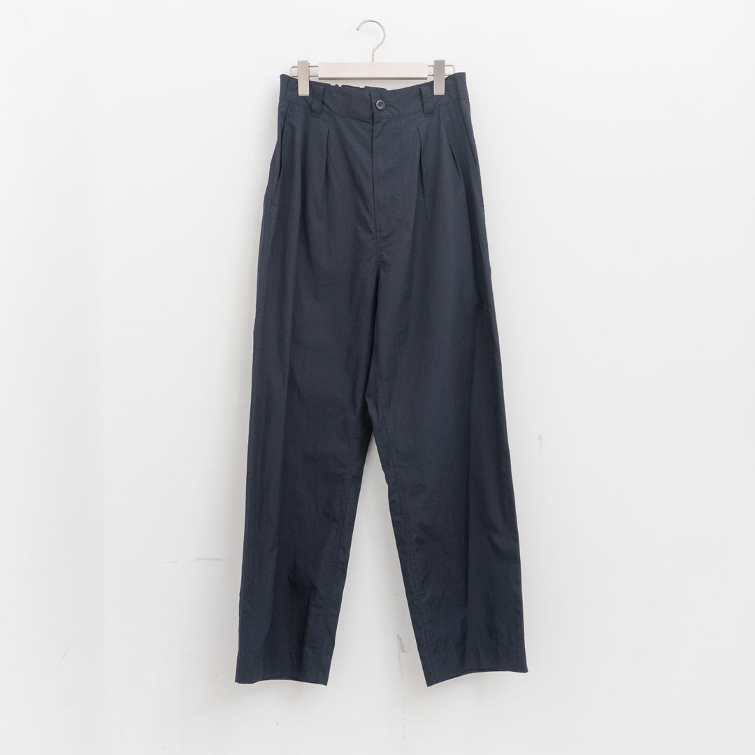 MHL. /MEN　FINE COMPACT COTTON POPLIN TROUSERS 596-6140211-suomi
