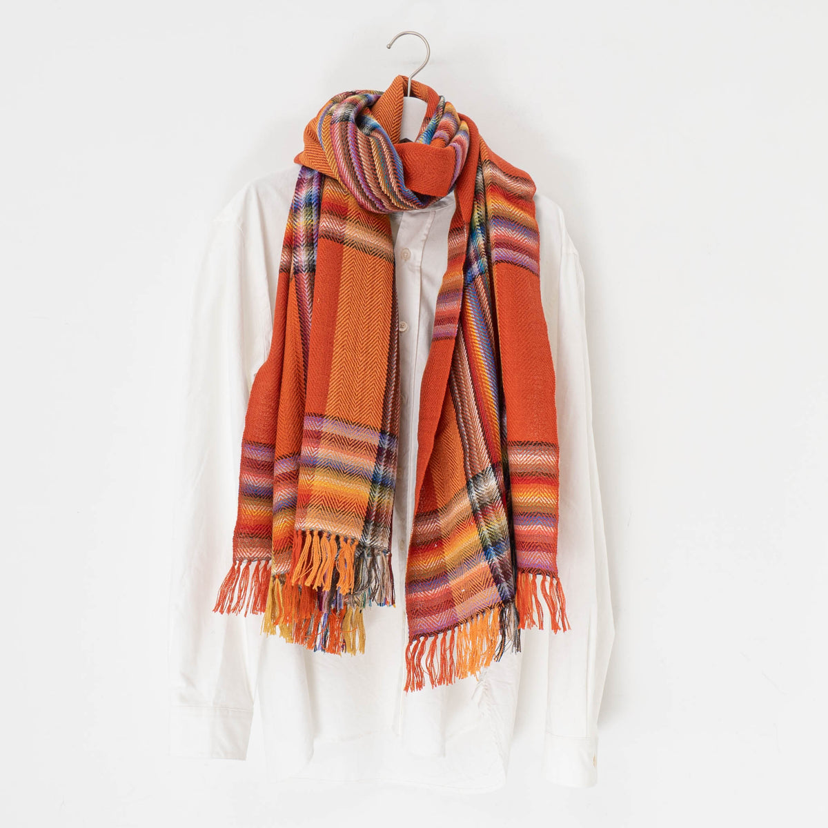 THE INOUE BROTHERS...｜Multi Colored Scarf TIB23-AL5001ML/TIB-ALAC5001ML（ORANGE）