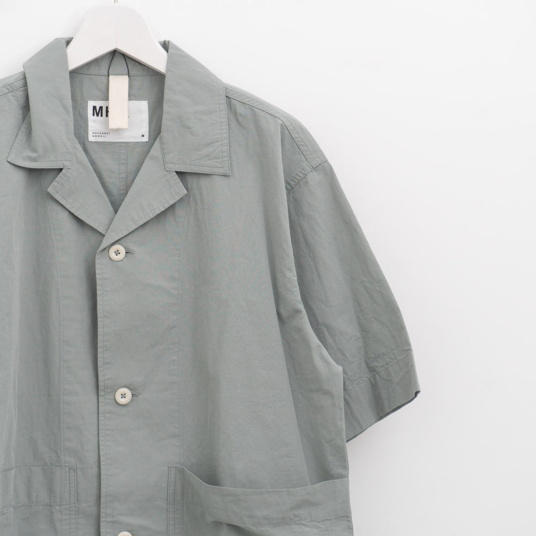 MHL./MEN　SANDED COTTON LINEN SHIRT 596-6150215-suomi
