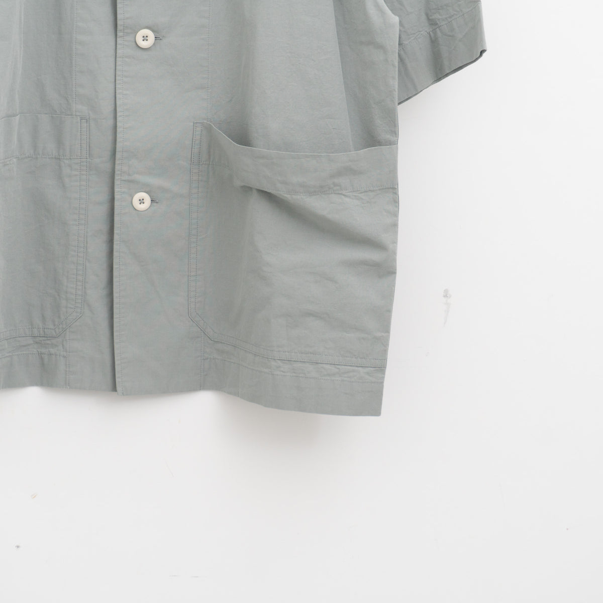 MHL.｜MEN　SANDED COTTON LINEN SHIRT 596-6150215-suomi