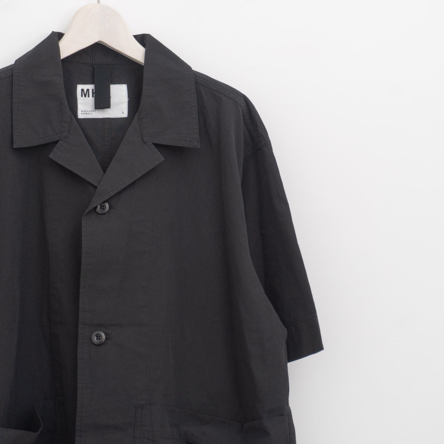 MHL.｜MEN　SANDED COTTON LINEN SHIRT 596-6150215-suomi