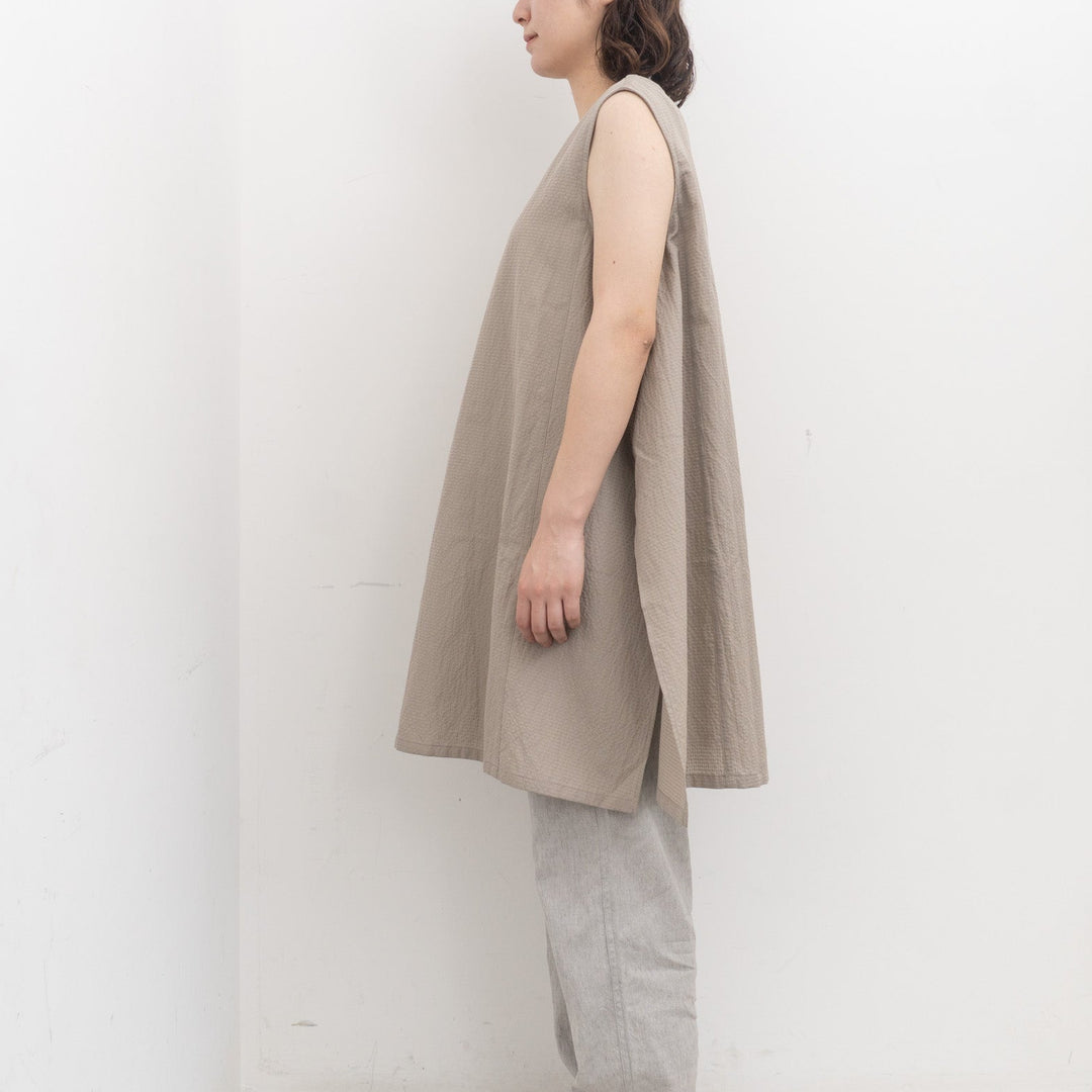 evam eva/　pin check tunic E261T147