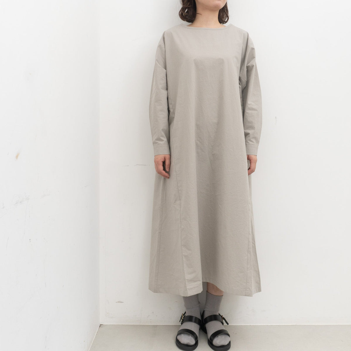 TAYUTAU｜近江晒クルーネックワンピース　Y319062