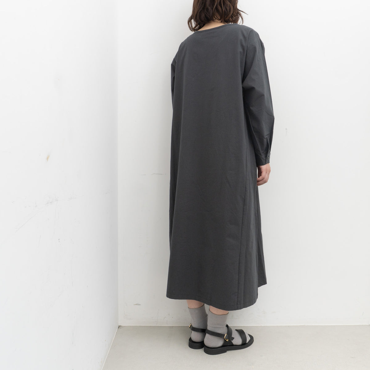 TAYUTAU｜近江晒クルーネックワンピース　Y319062